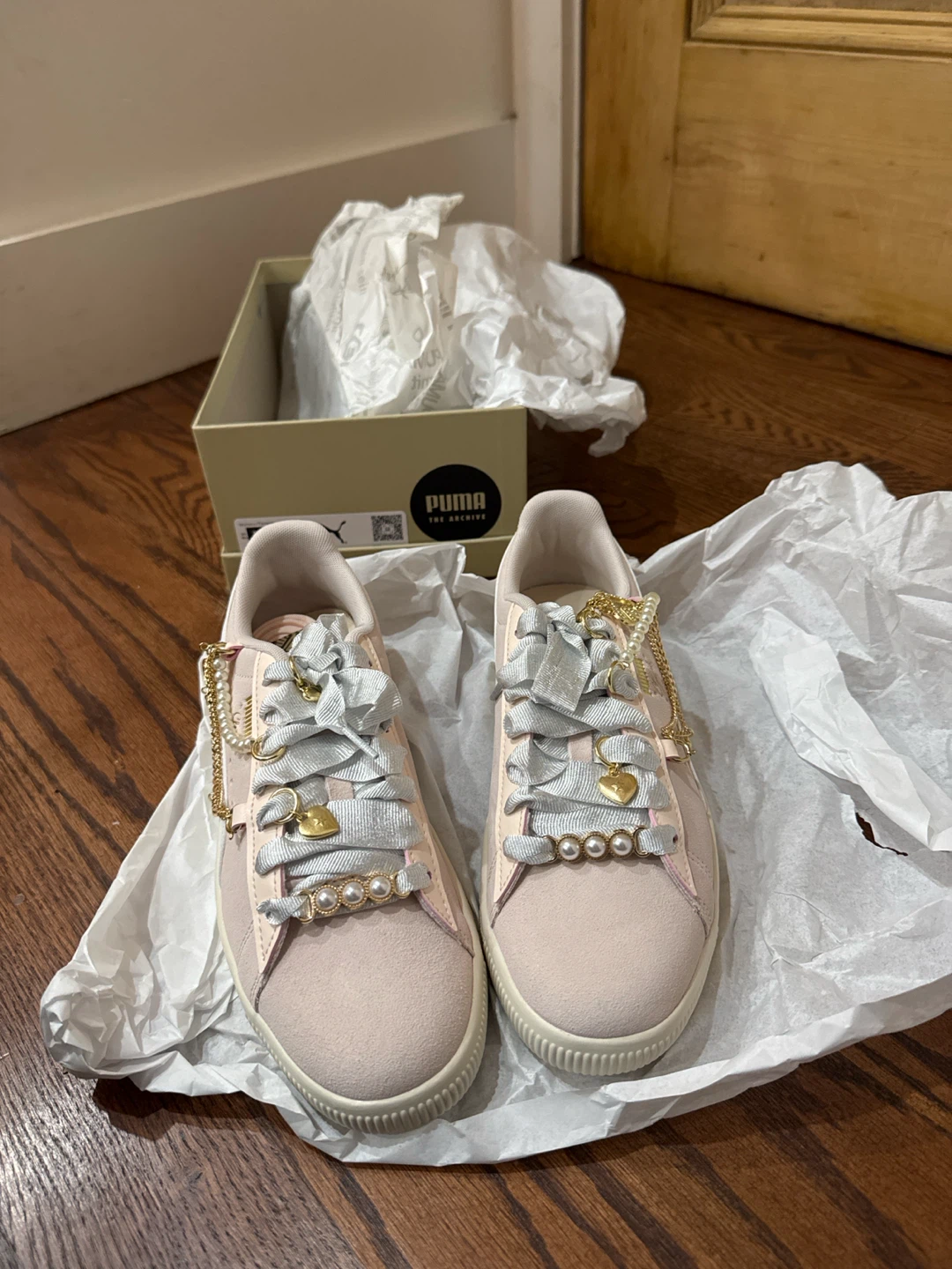 Puma Clyde Charm Wns Women's Sneakers Rosebay Size 9