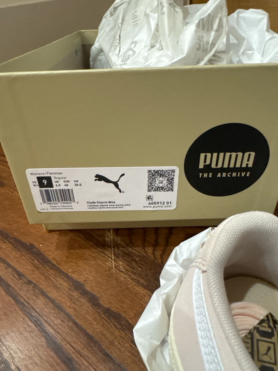 Puma Clyde Charm Wns Women's Sneakers Rosebay Size 9 - photo 2