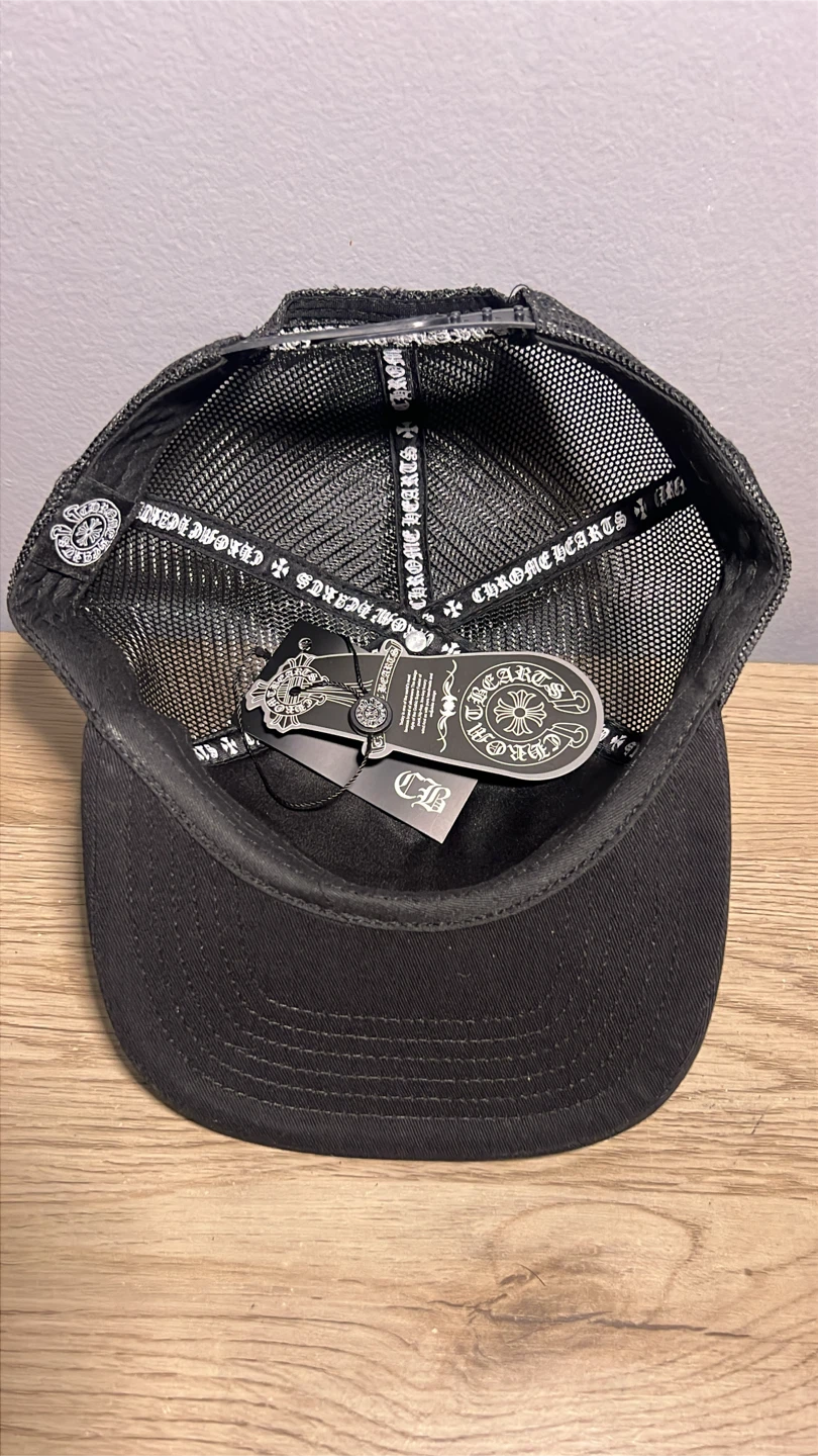 Chrome Hearts Black Triple Cross Hat - photo 3