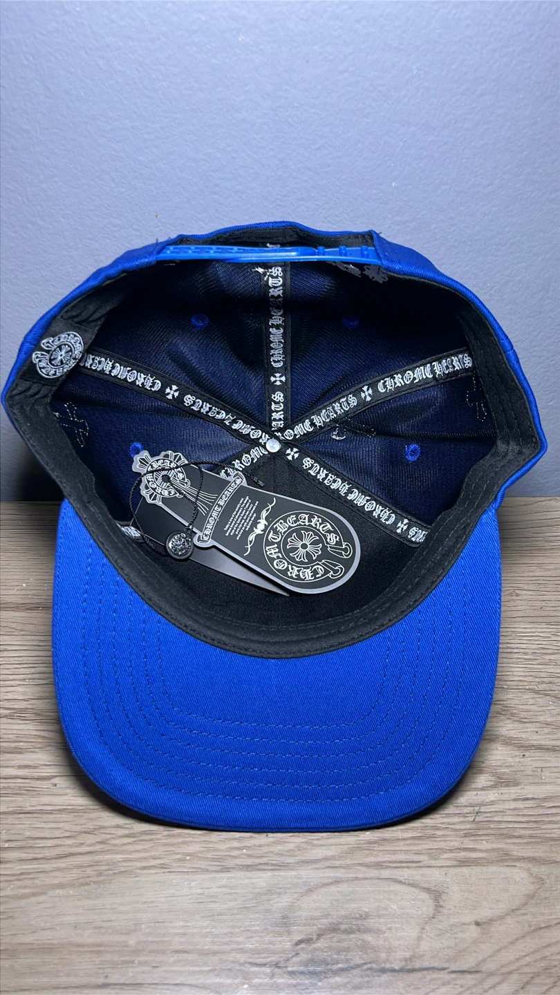 Chrome Hearts Cross Patch Hat (BLUE) - photo 3
