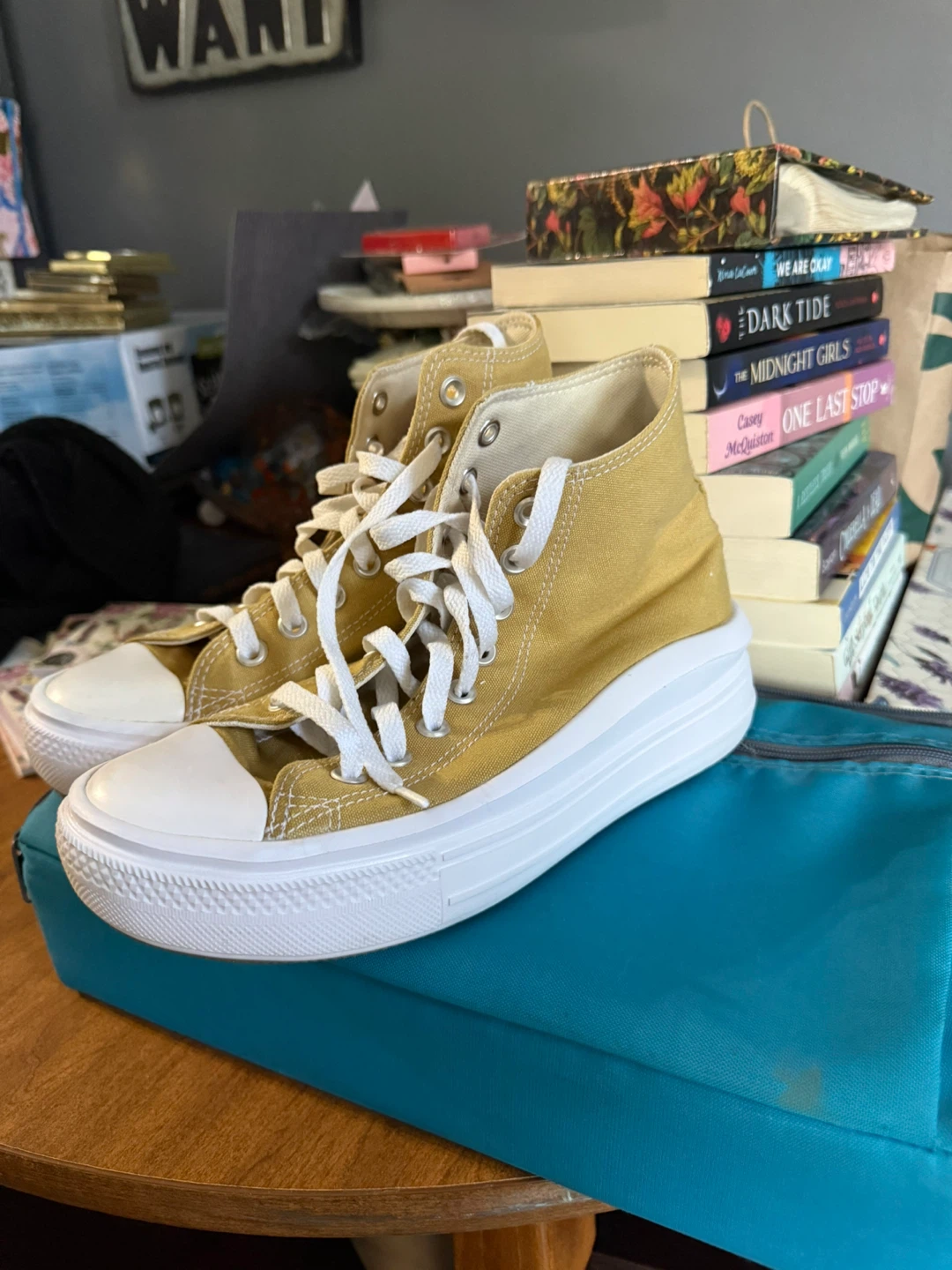 Converse Chuck Taylor All Star Platform High Tops Mustard - photo 2