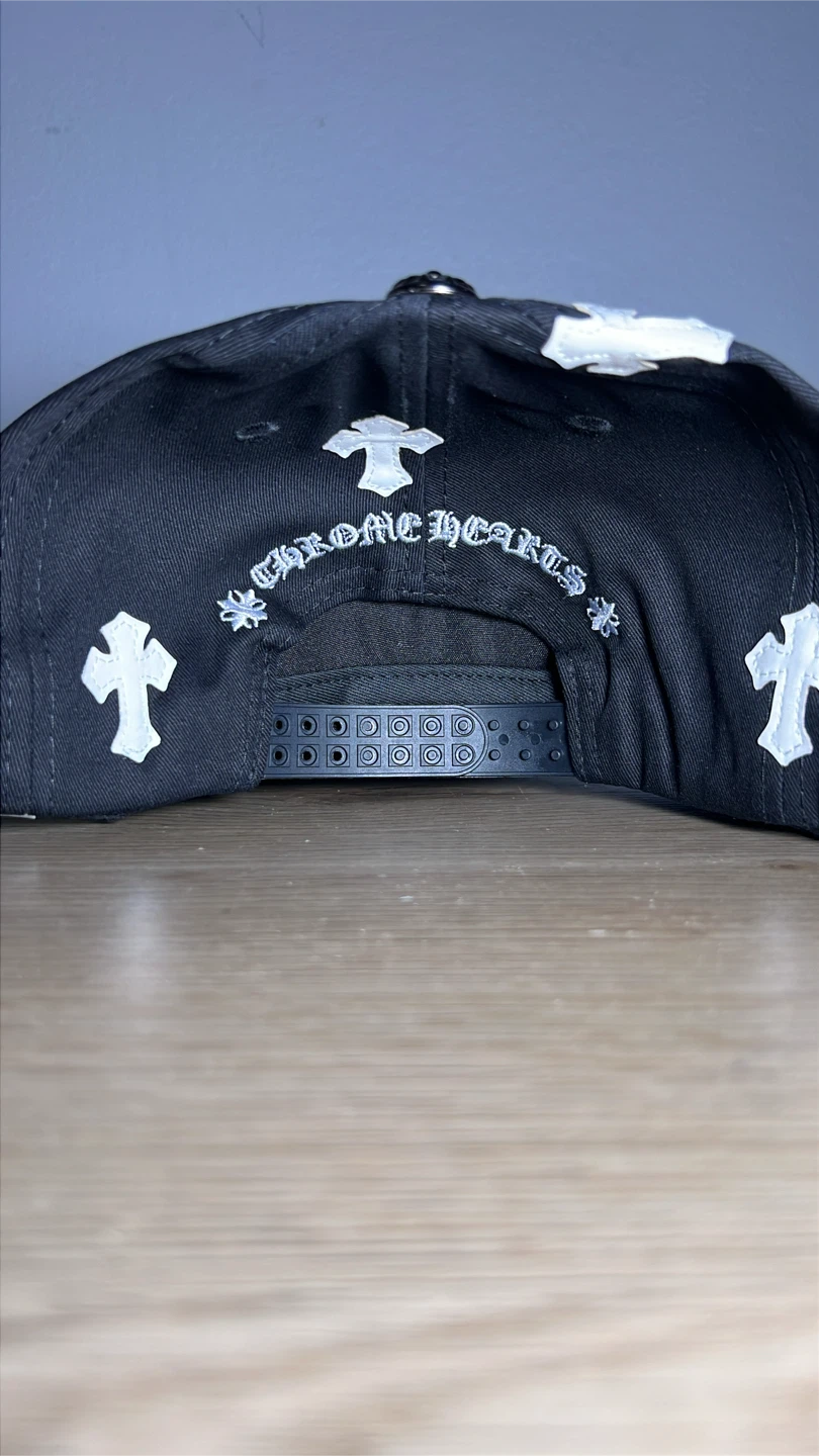 Chrome Hearts Cross Patch Hat (BLACK) - photo 2