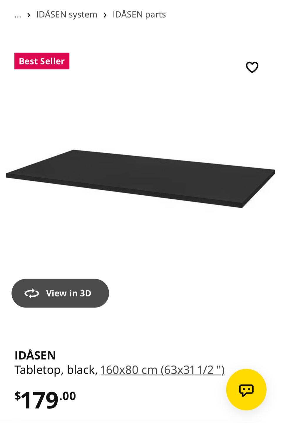 IKEA ADILS Desk with White Top - photo 2
