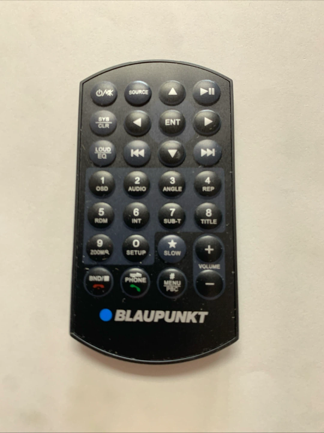 Blaupunkt Car Audio Remote Control