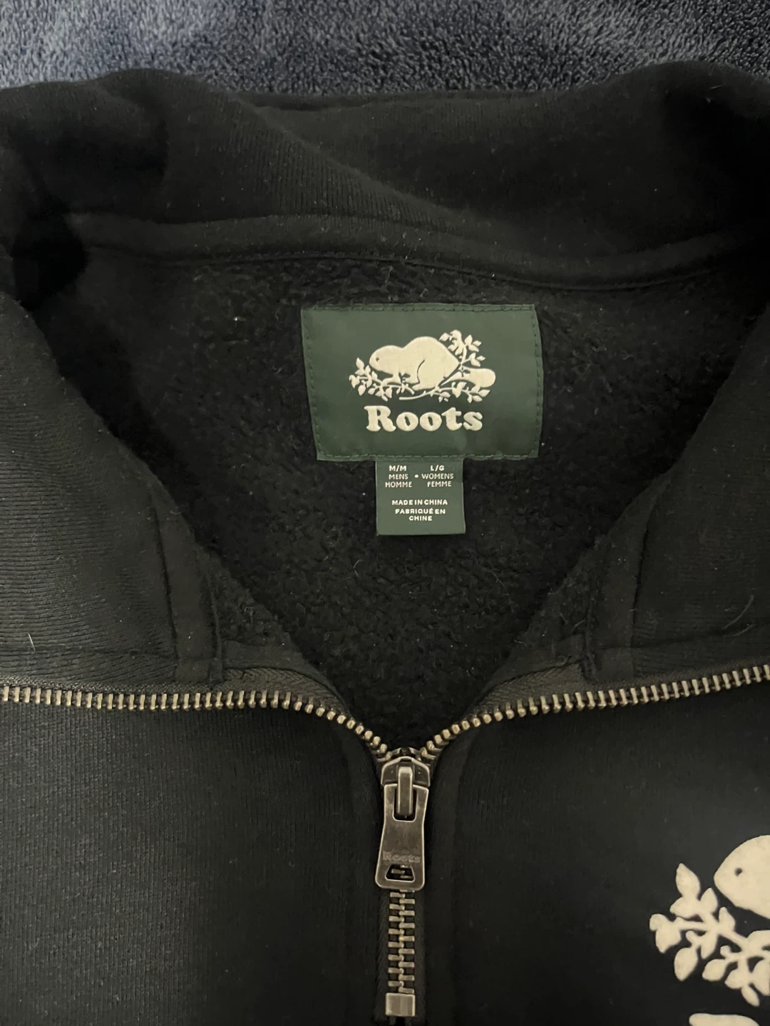 Roots Black Quarter-Zip Sweater - photo 2