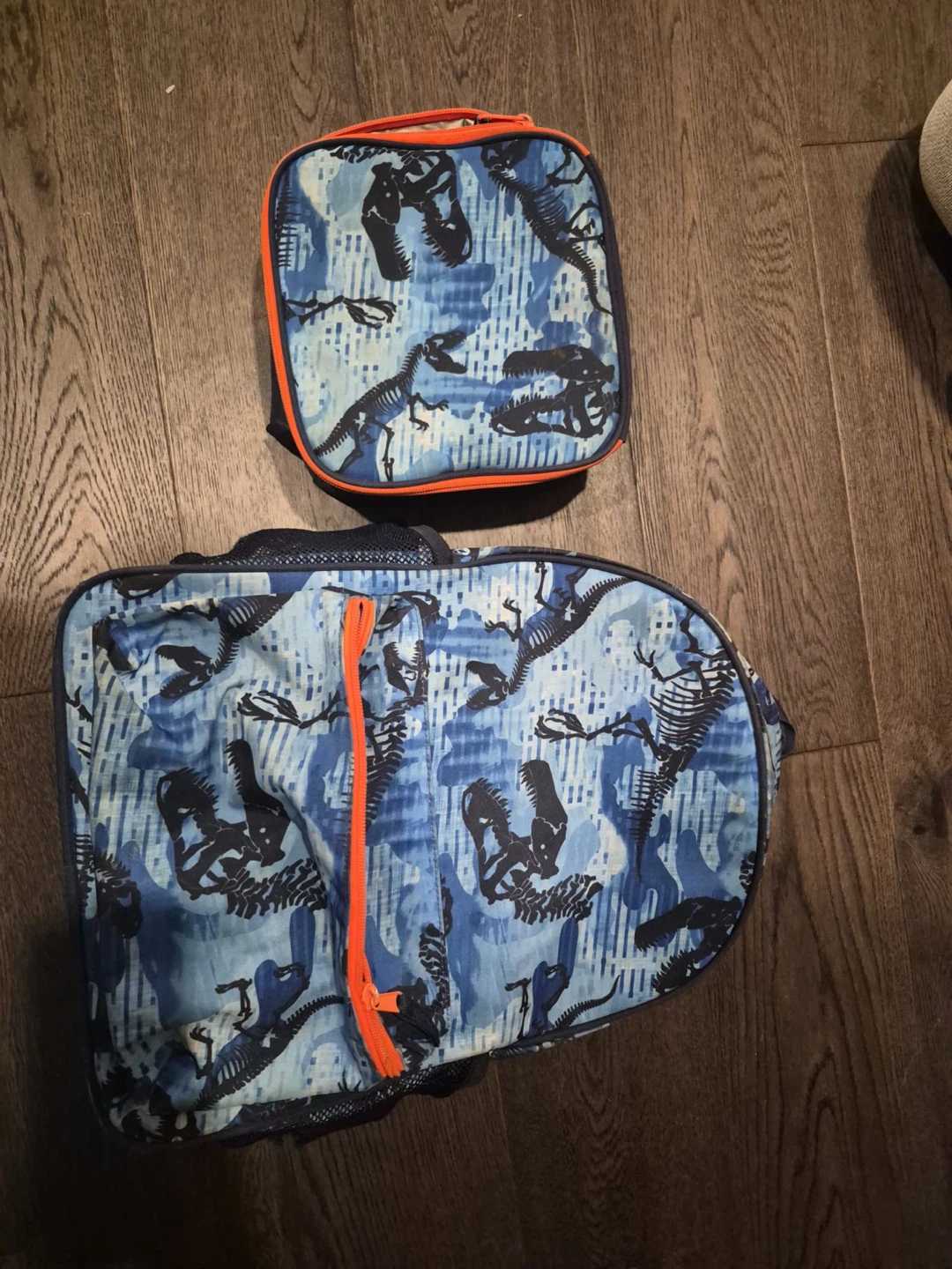 Dinosaur print backpack and lunch bag set - photo 3