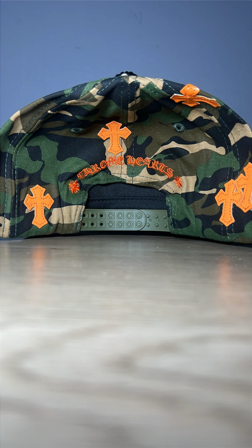 Chrome Hearts Cross Patch Hat (CAMO) - photo 2