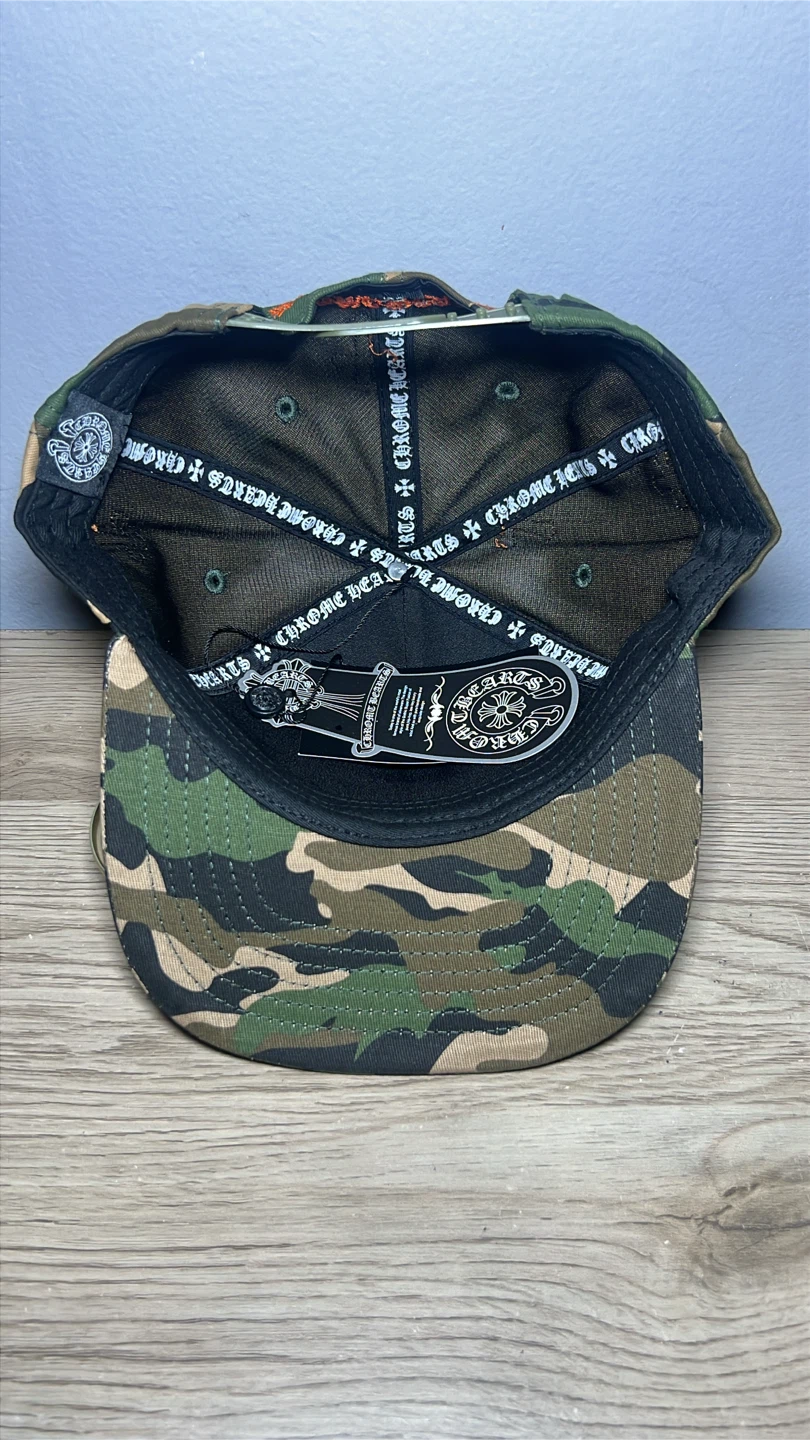 Chrome Hearts Cross Patch Hat (CAMO) - photo 3