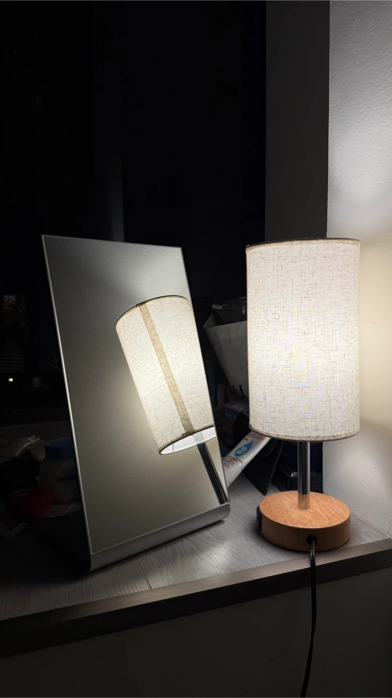 Minimalist Silver Tabletop Mirror - photo 3