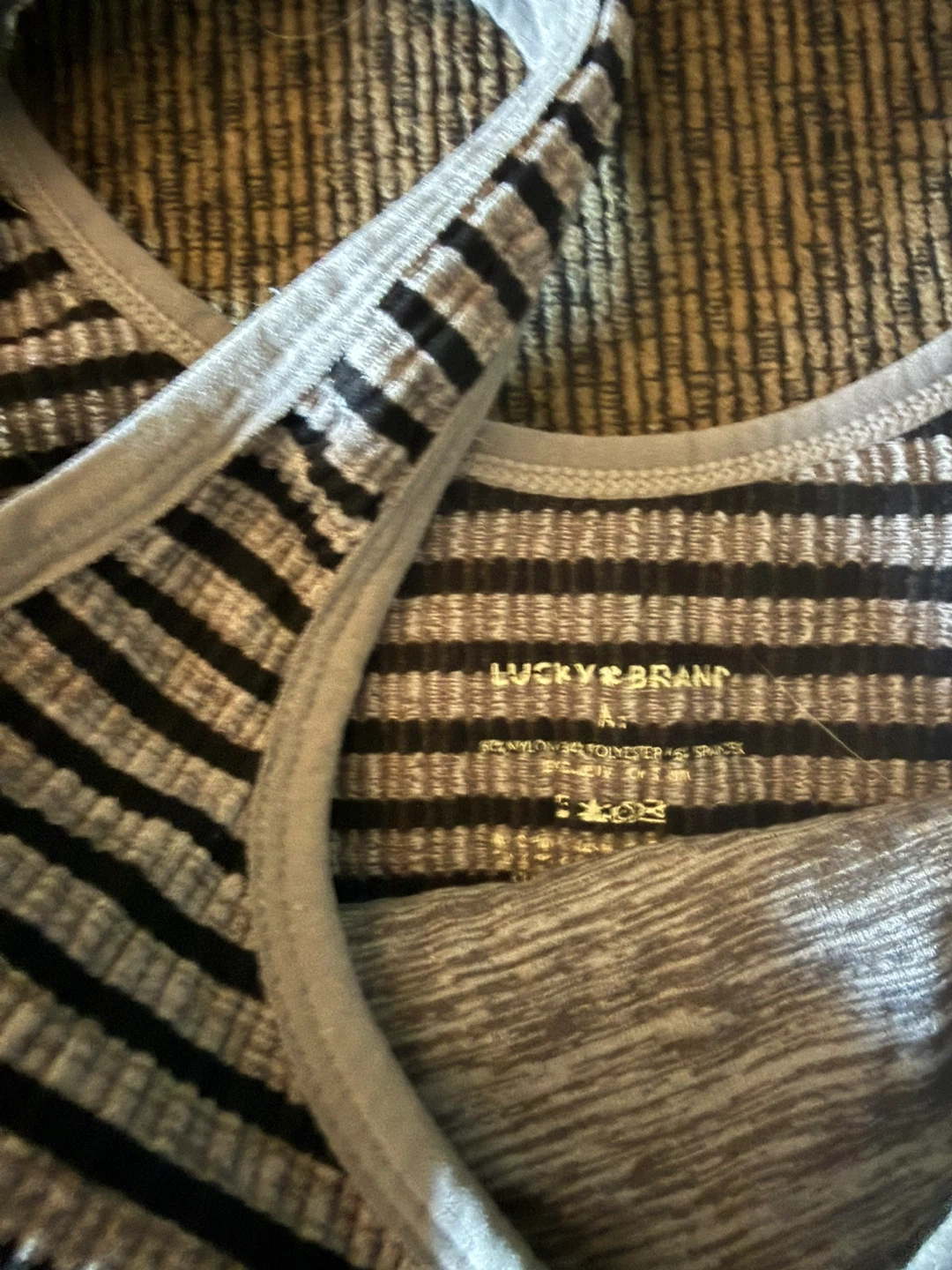 Lucky Brand striped ribbed tank top - photo 2
