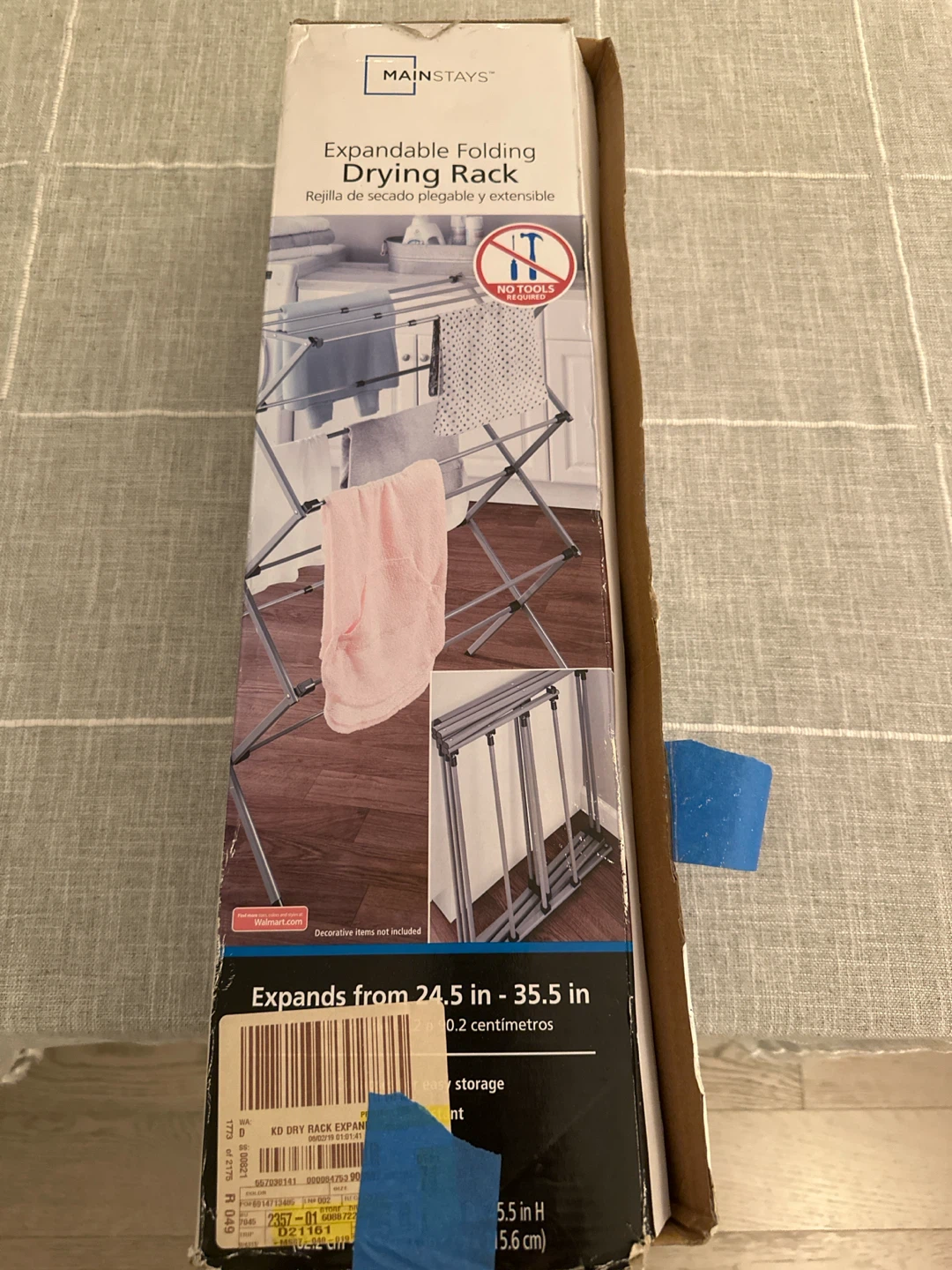 Mainstays Expandable Folding Drying Rack