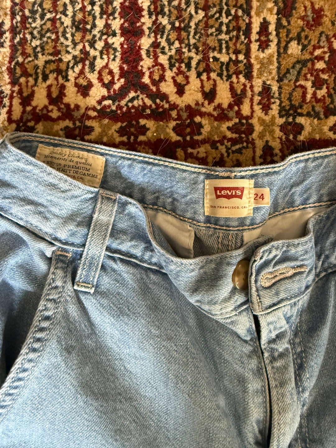 Levi's Premium Cargo Jeans Light Wash - photo 2
