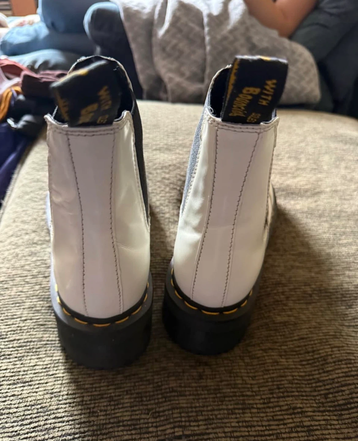 Dr. Martens 2976 Quad Chelsea Boots White - photo 2