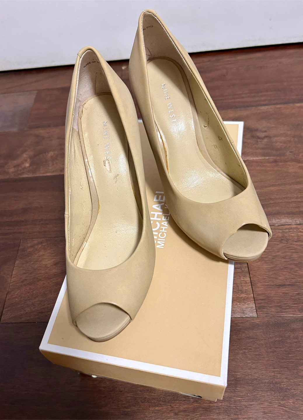 Nine West Peep-Toe Heels Size 6