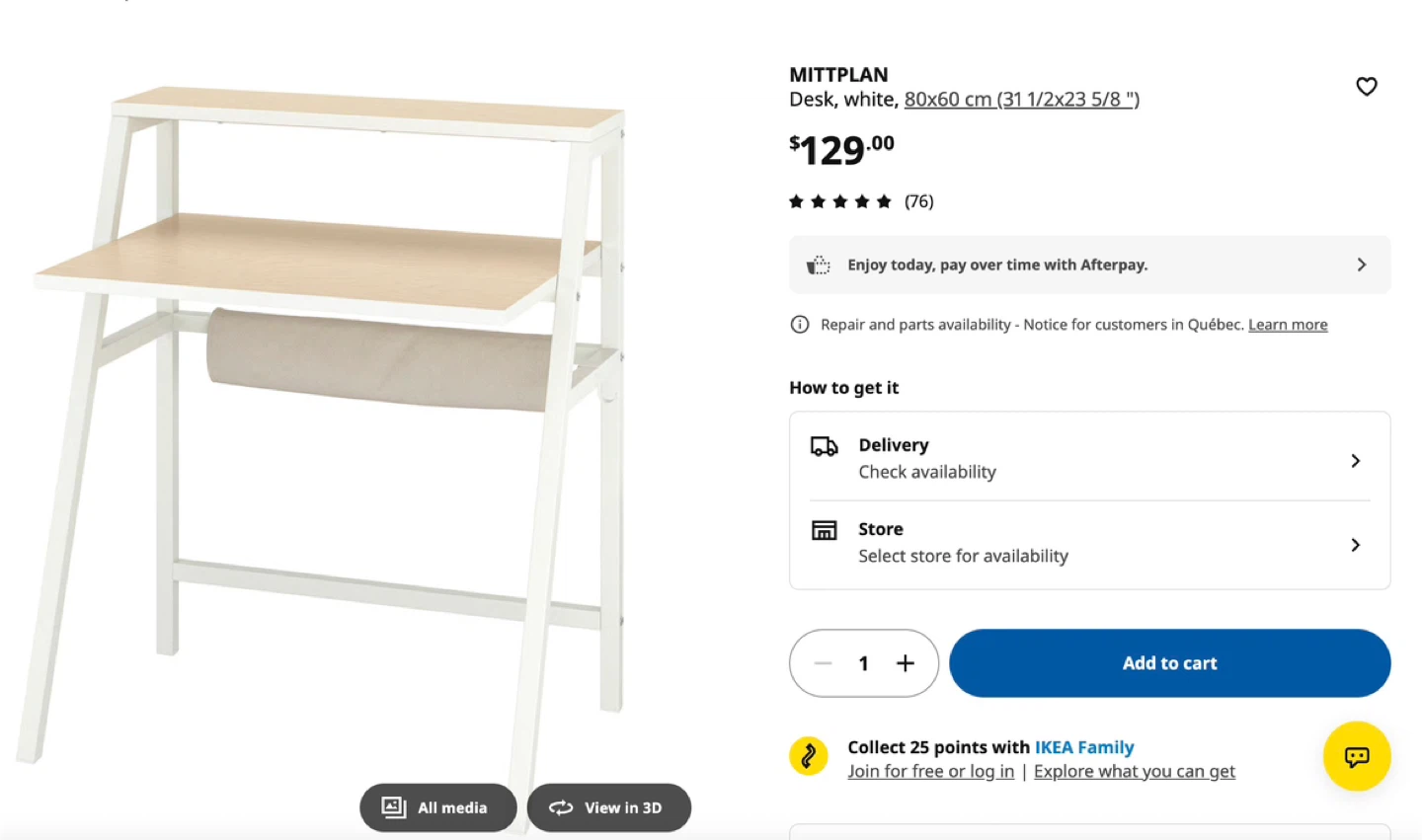 IKEA desk and chair set - photo 3