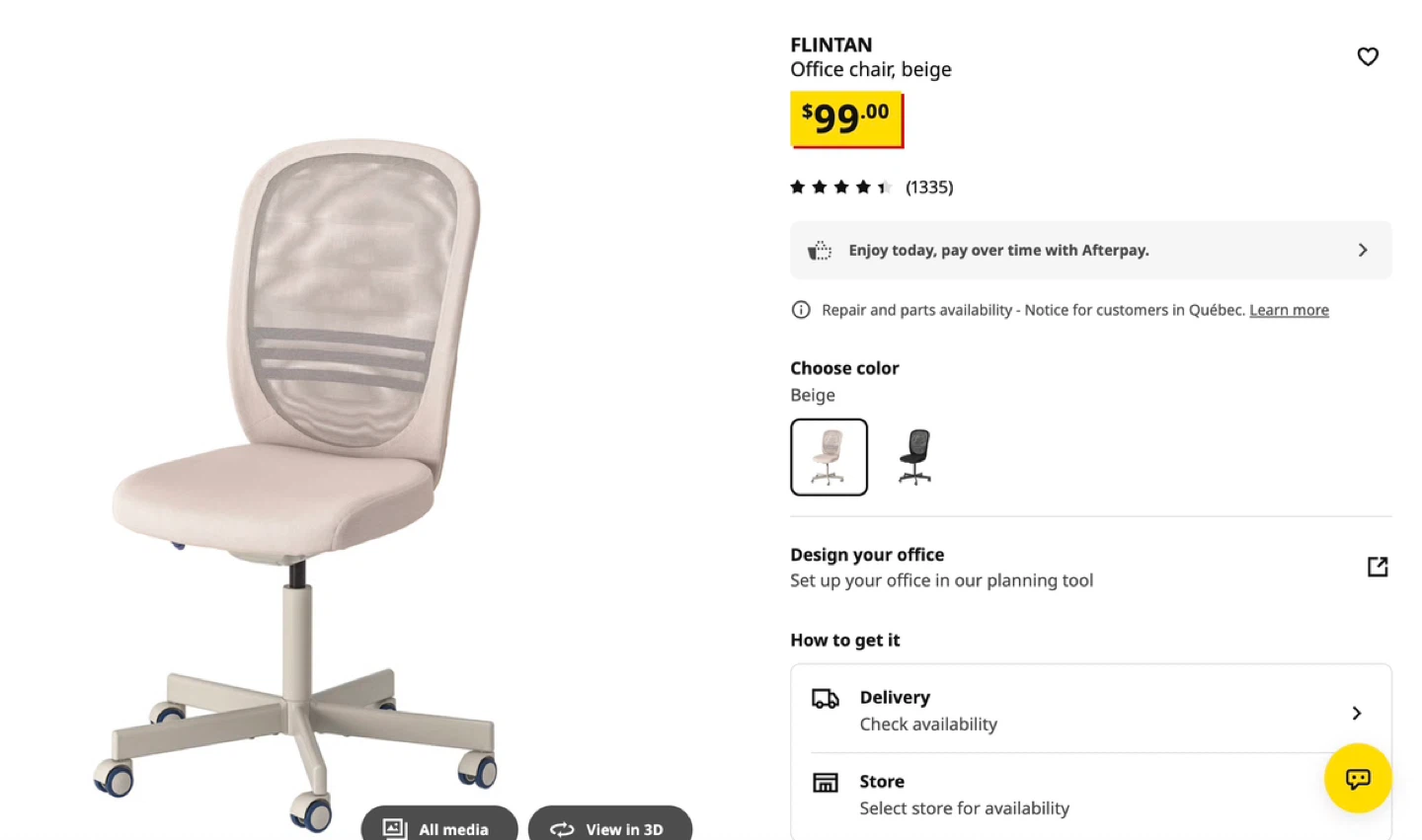 IKEA desk and chair set - photo 4