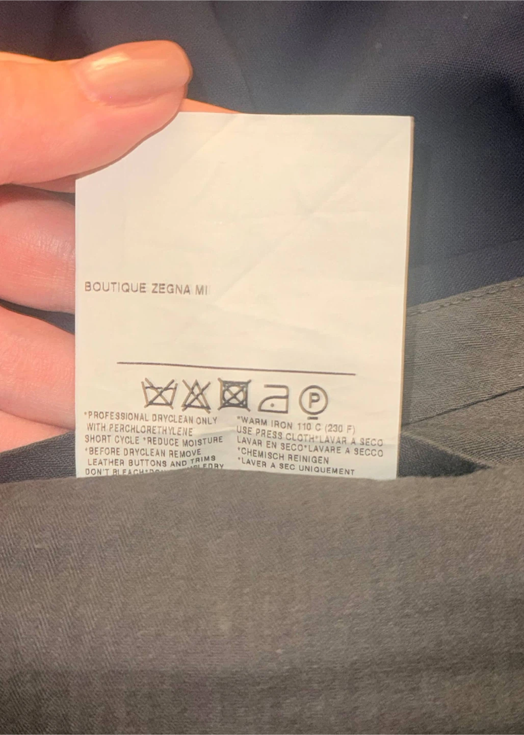 Ermenegildo Zegna Wool Trousers | Size 58 (EU) 🇮🇹 - photo 4
