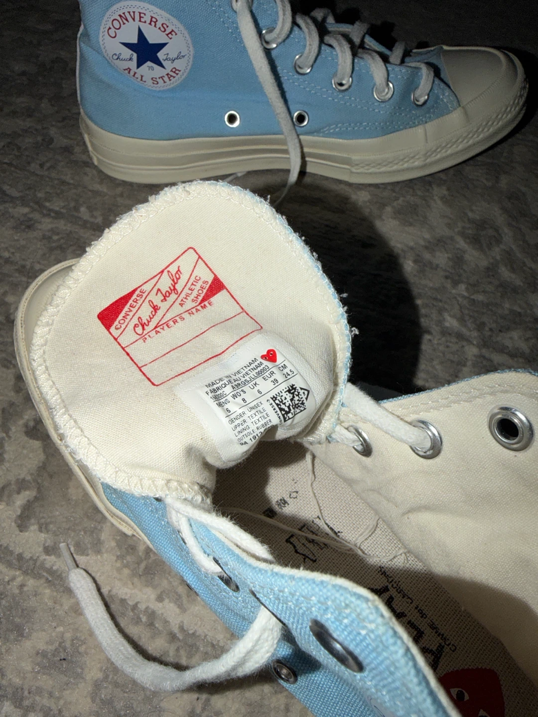 Converse x Comme des Garçons PLAY High Top Sneakers - photo 5