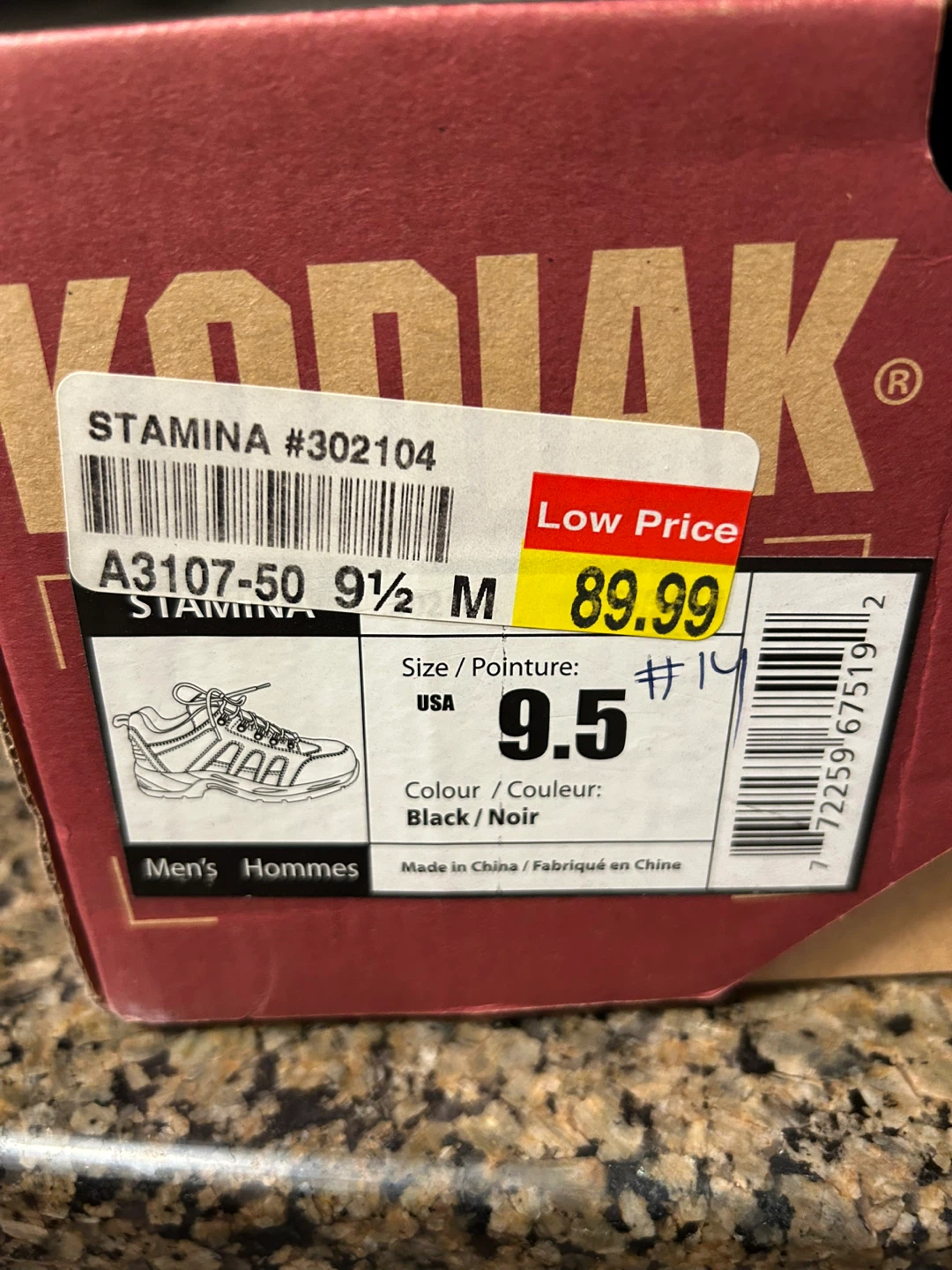 Kodiak Steel Toe Men's Shoes - Size 9.5 - photo 3