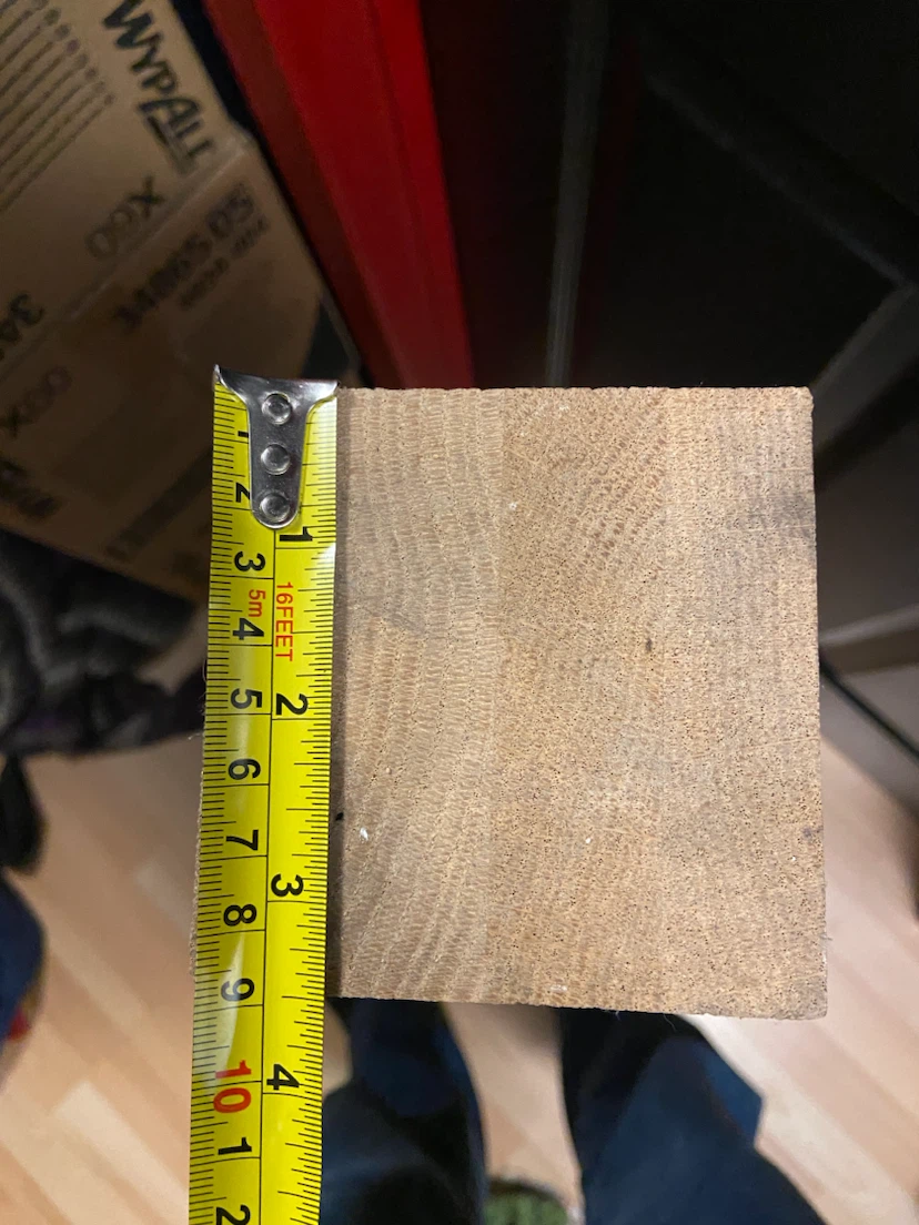 Single Unfinished Oak Wood island post - photo 5