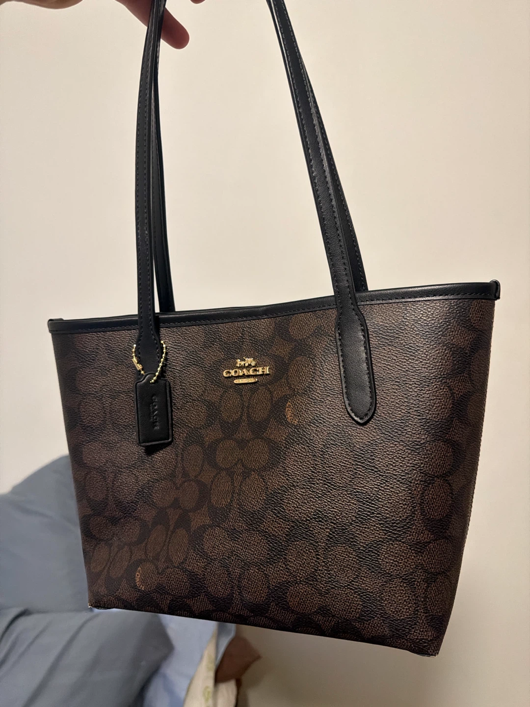Coach Signature Canvas Tote Bag