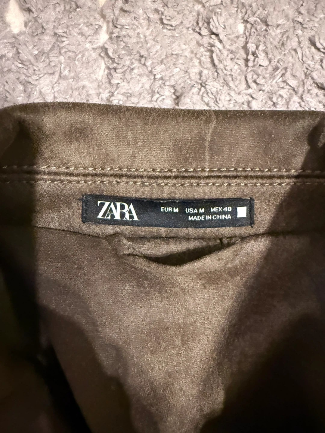 Zara Faux Suede Jacket - photo 2