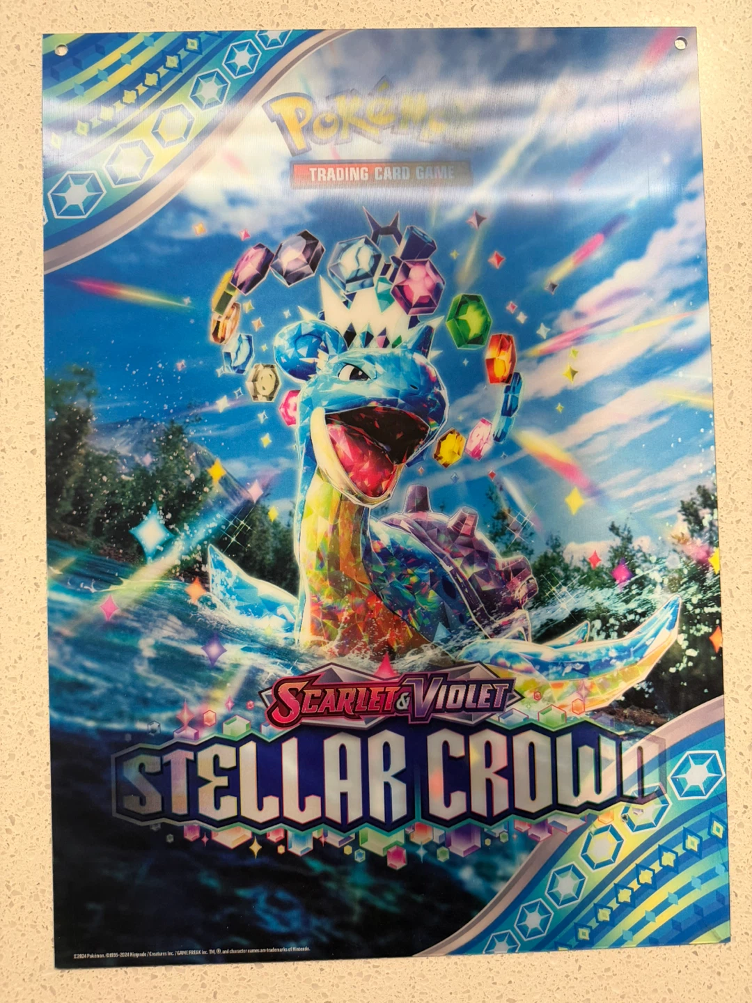 Pokemon Stellar Crown Lenticular Poster/Sign