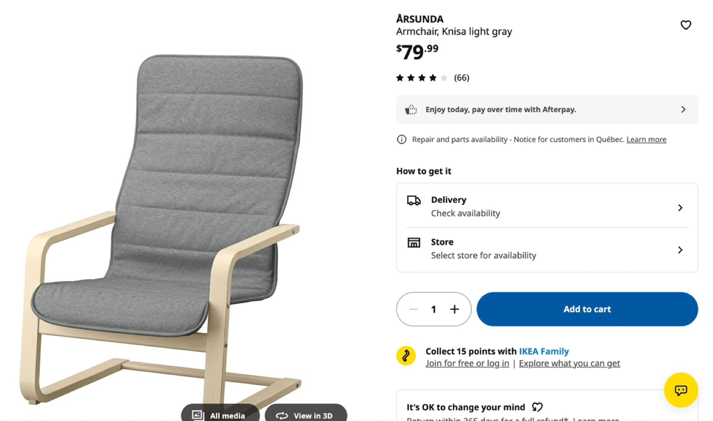 Ikea arm chairs