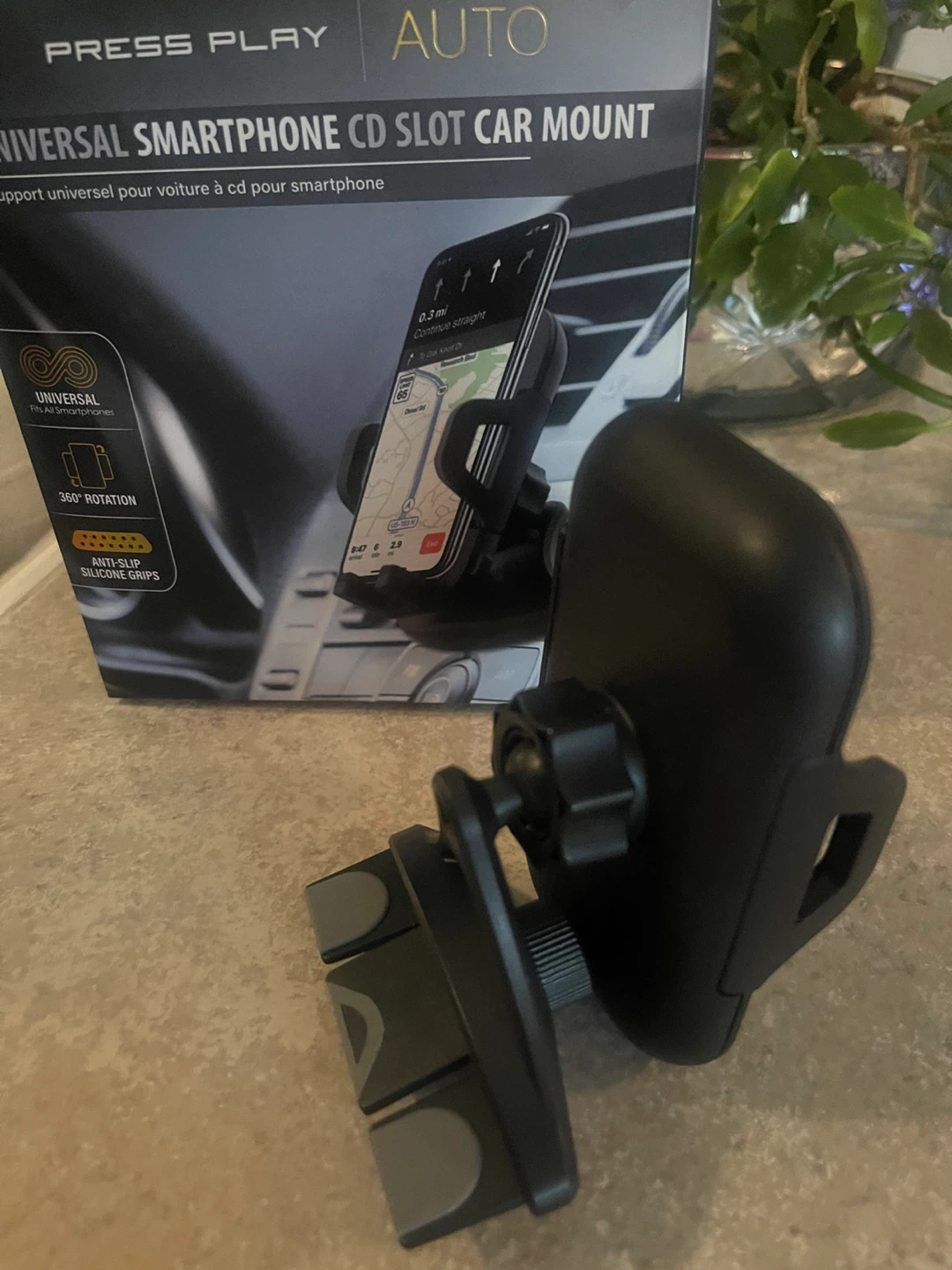 Press Play Universal Smartphone CD Slot Car Mount - photo 2