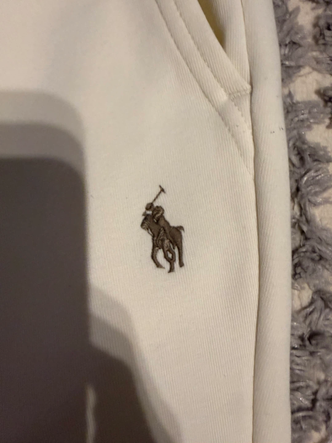 Polo Ralph Lauren White Joggers - photo 3