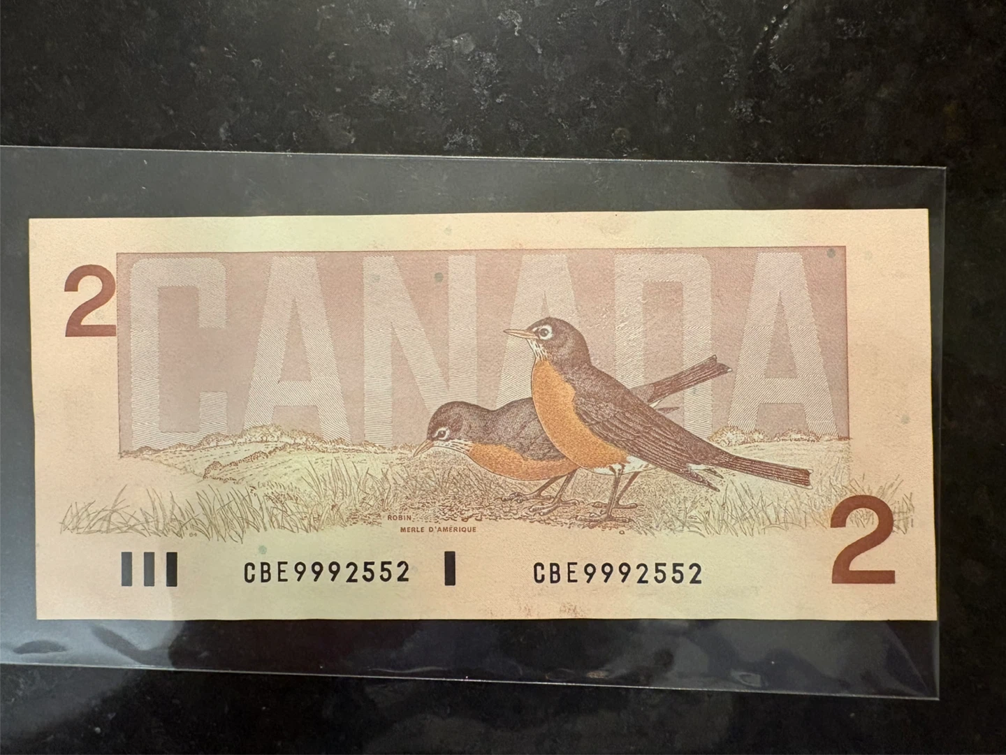 1986 Bank of Canada Two Dollar Bill - photo 2