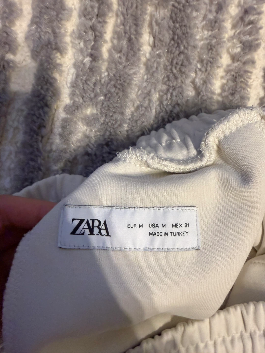 Zara off-white shorts size M - photo 2