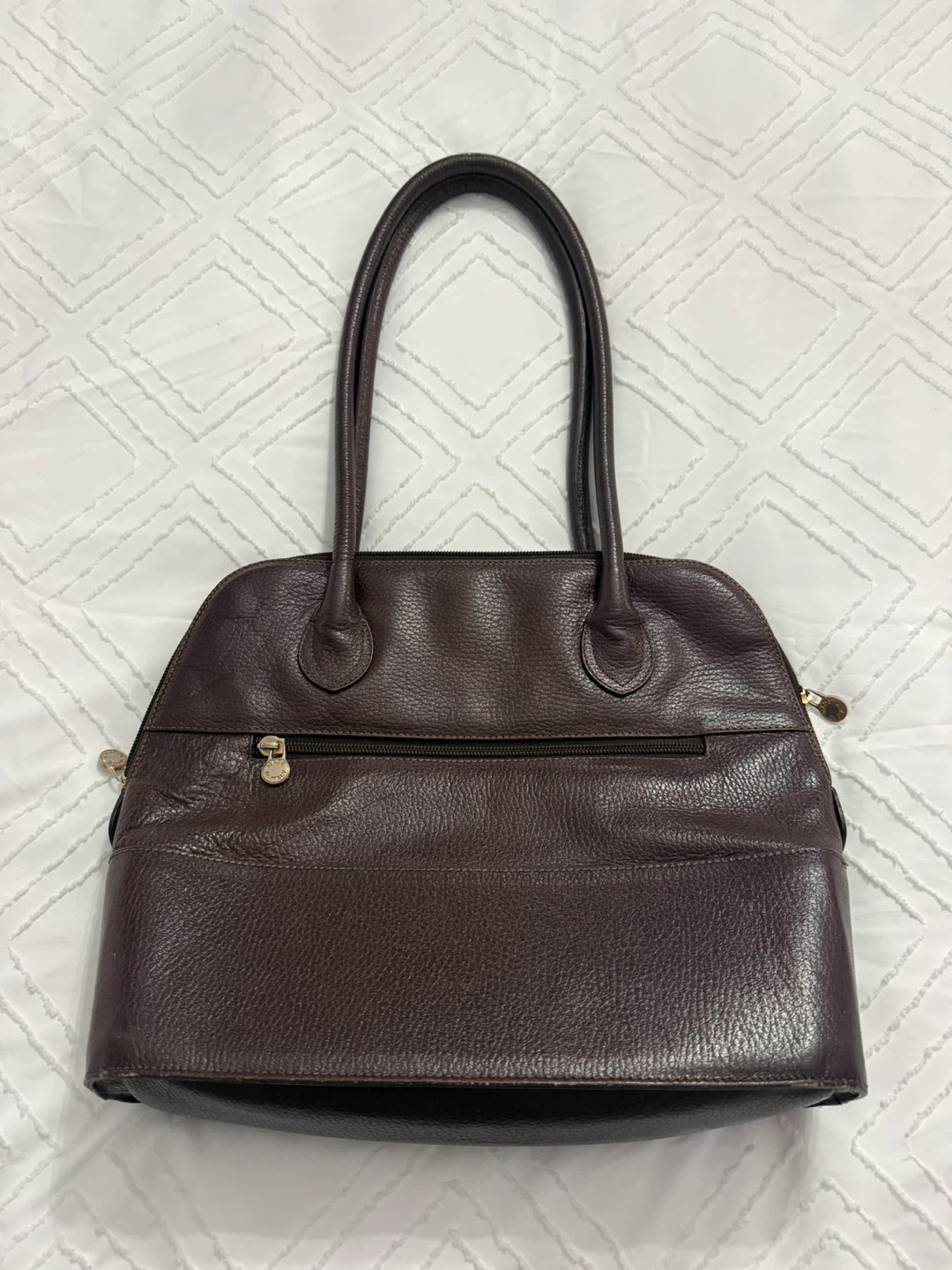 Bally Dark Brown Genuine Leather Handbag - photo 2