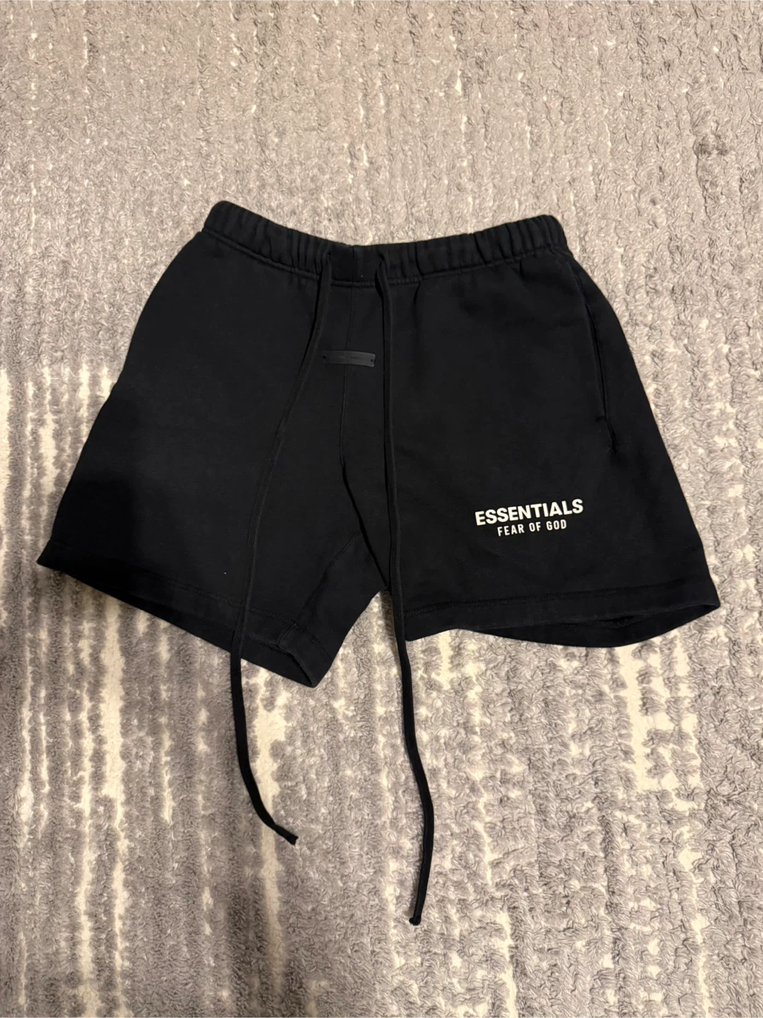 Fear of God Essentials Black Shorts - Size M