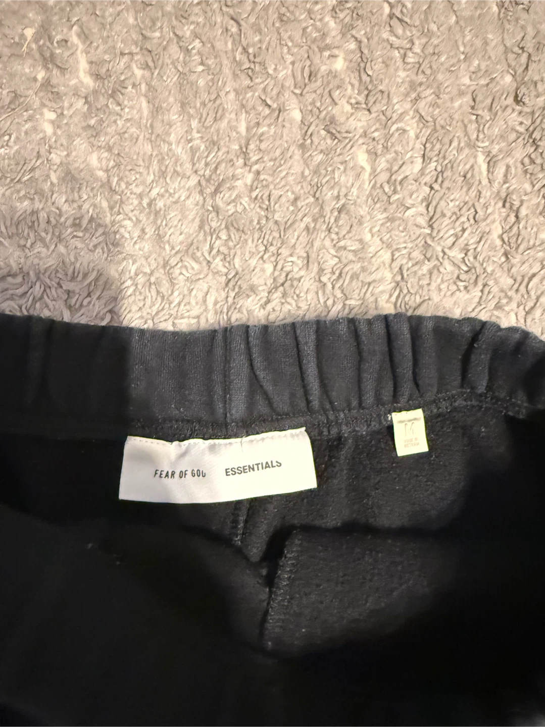 Fear of God Essentials Black Shorts - Size M - photo 2