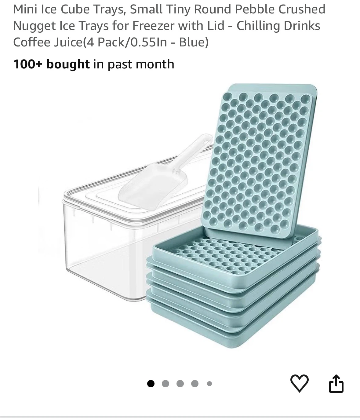 Mini Ice Cube Tray Set