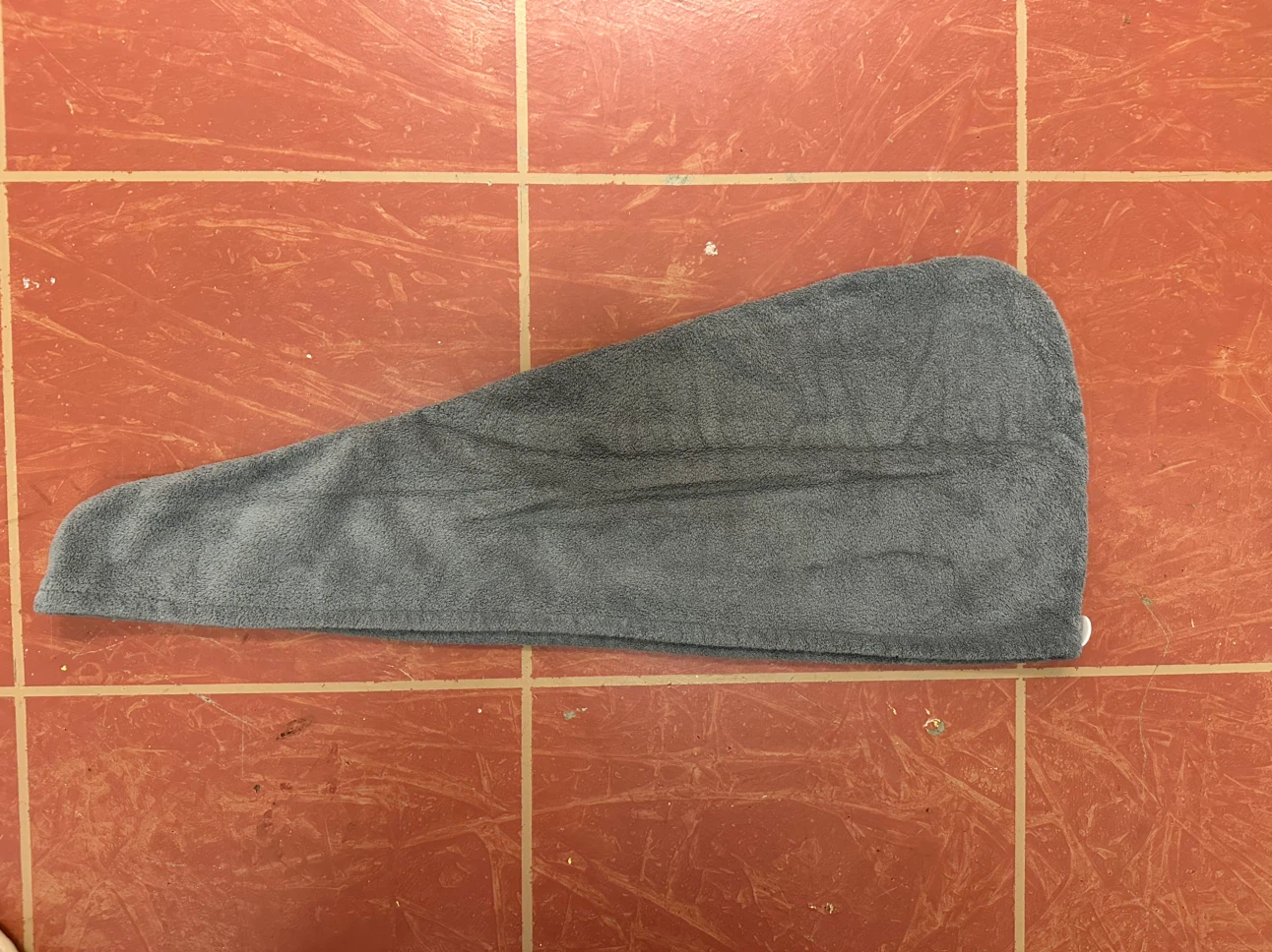 Grey Microfibre Hair Towel Wrap
