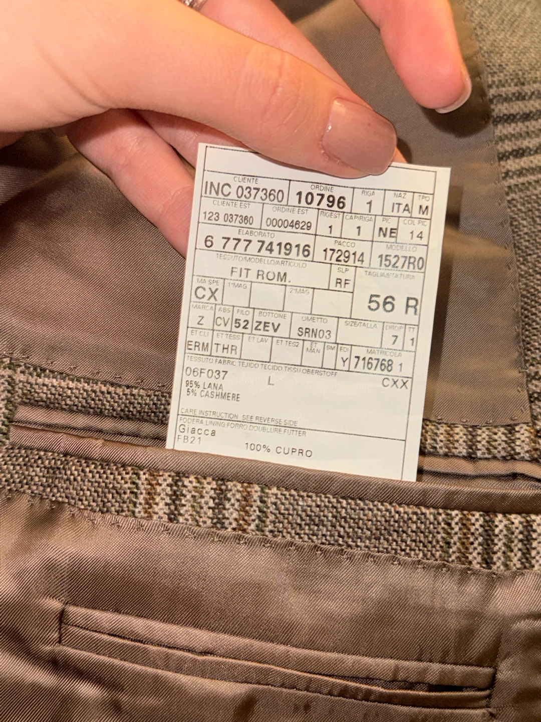 Ermenegildo Zegna Blazer | Trofeo Cashmere | Size 56 (EU) 🇮🇹 - photo 4