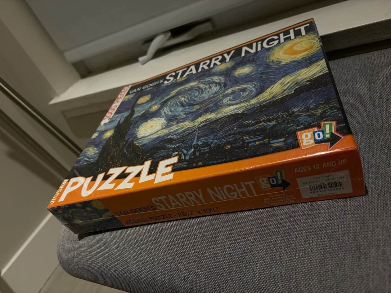 Go! Van Gogh Starry Night 1000 Piece Puzzle - photo 2