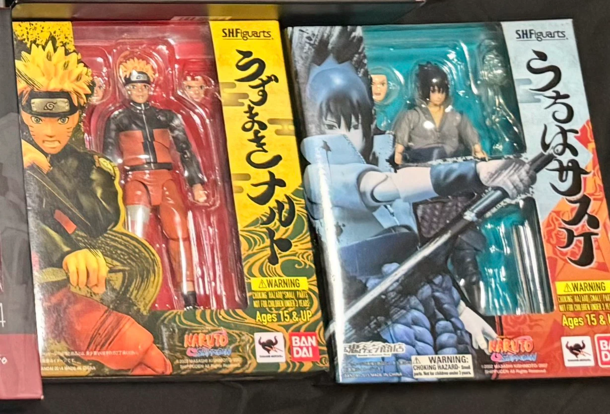 SHFiguarts Naruto and Sasuke Action Figures
