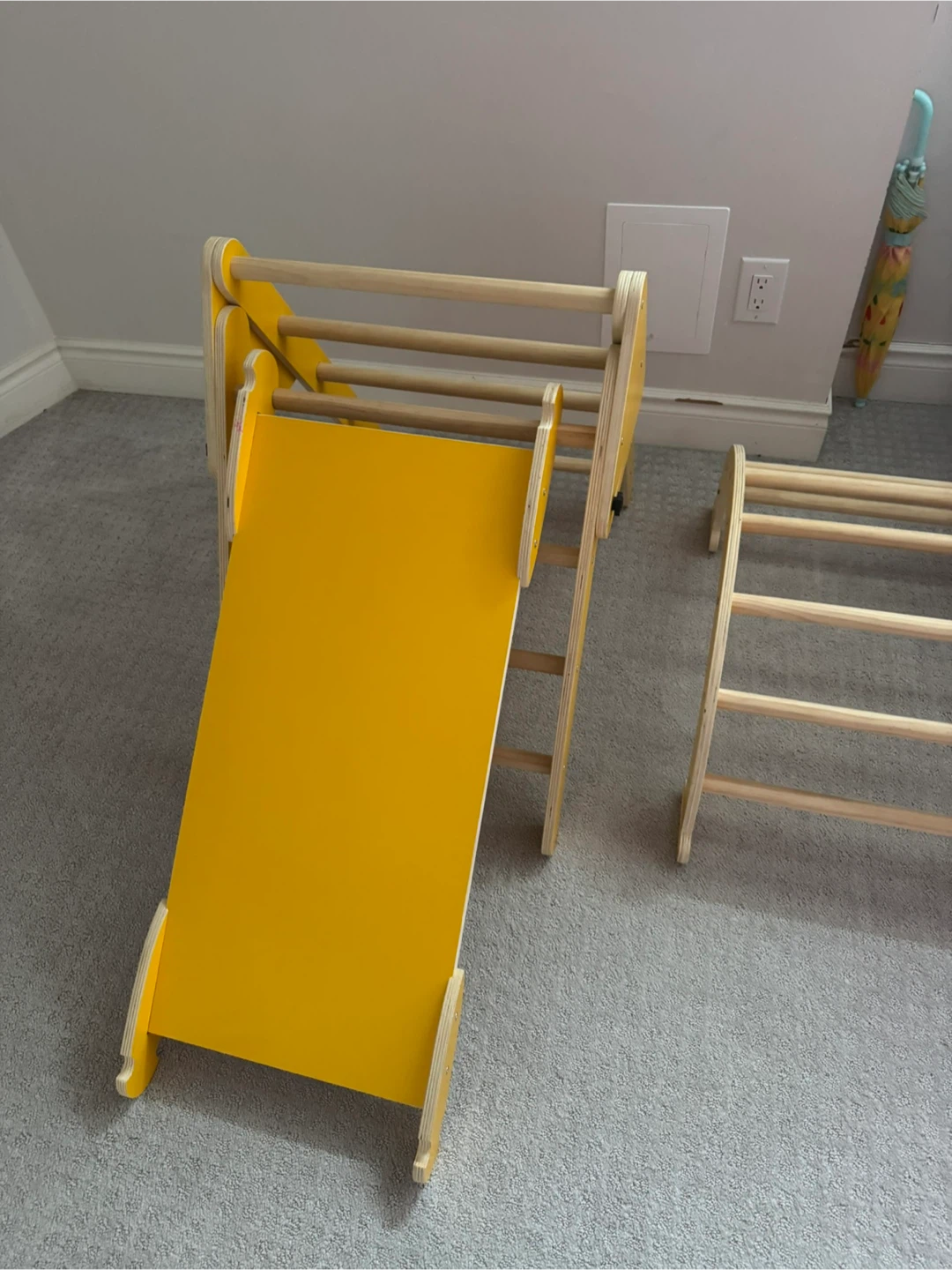 Wooden Pikler Triangle and Climbing Arch Set - photo 2