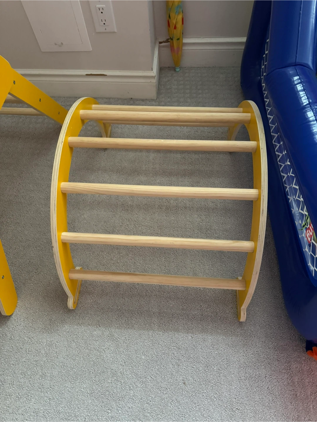 Wooden Pikler Triangle and Climbing Arch Set - photo 3