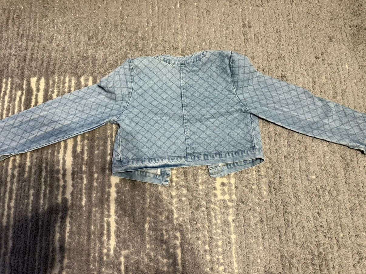 Double.H & Matching Quilted Denim Jacket - photo 3