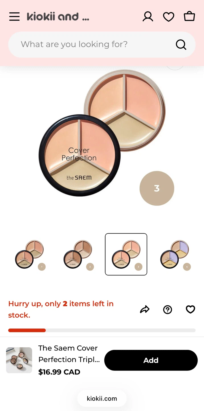 🆕 The Saem Triple Pot Concealer 03
