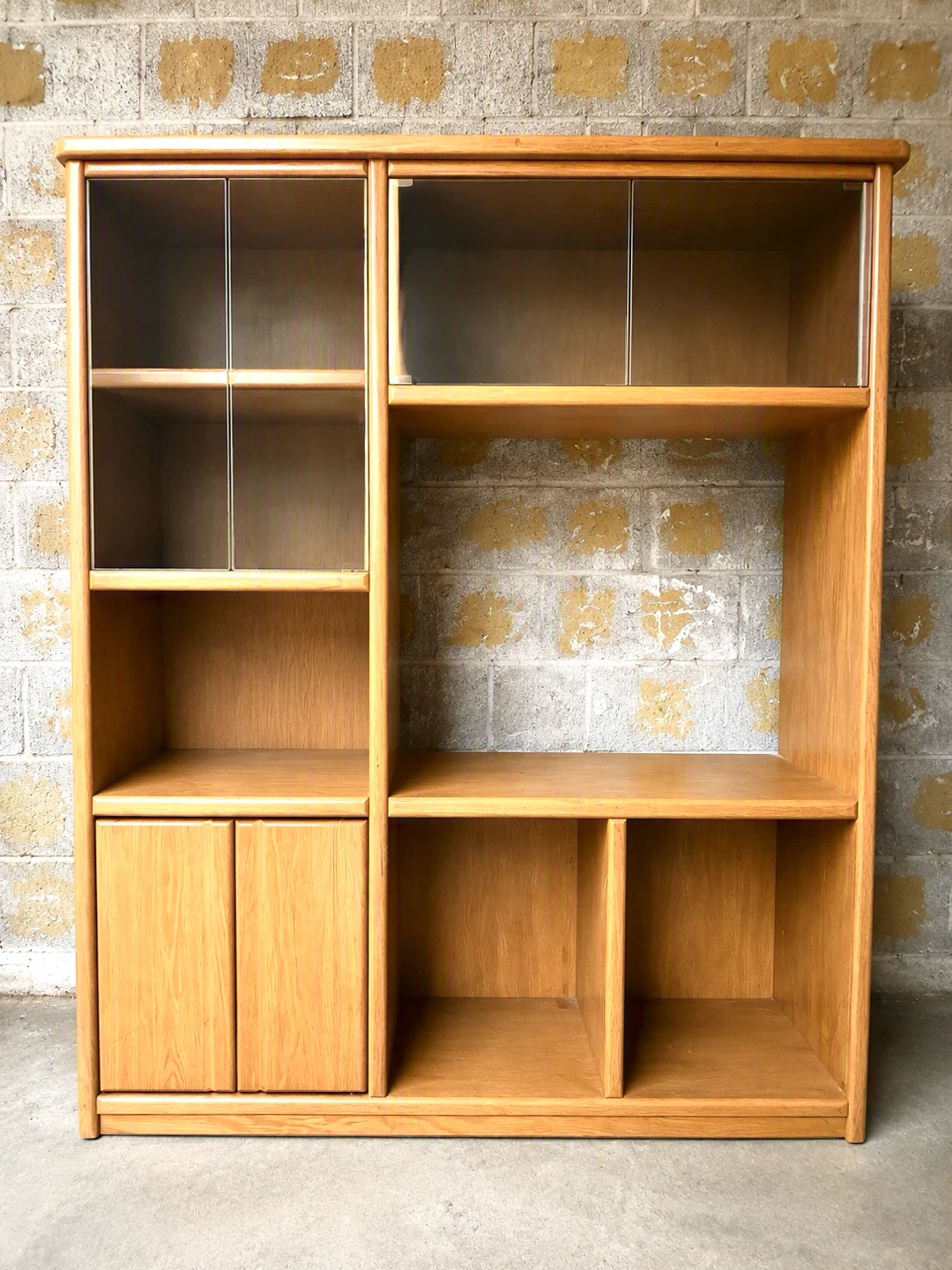 Wooden Display Cabinet with Glass Doors - photo 2