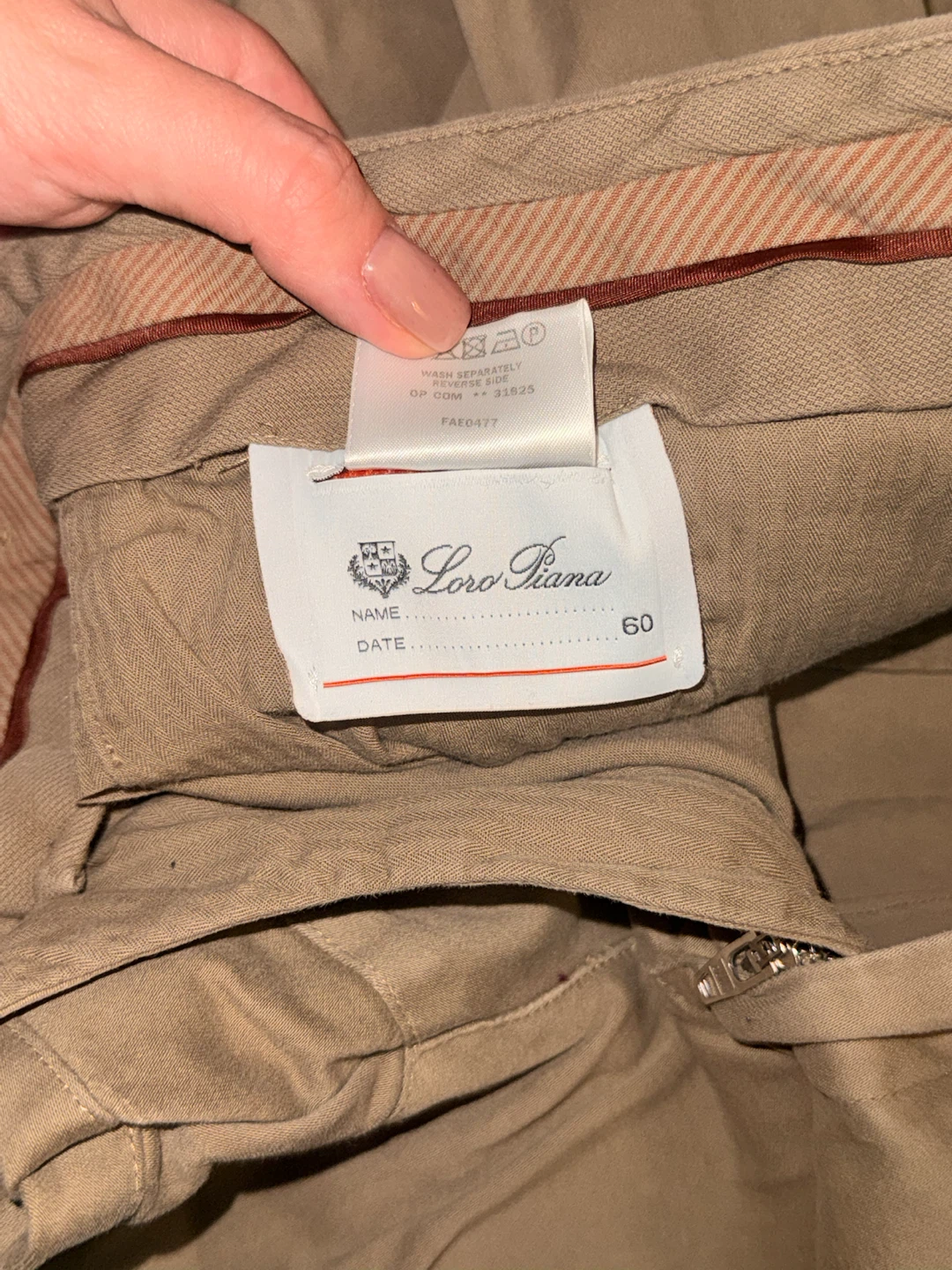Loro Piana Cotton Trousers | Size 60 (EU) 🇮🇹 - photo 2