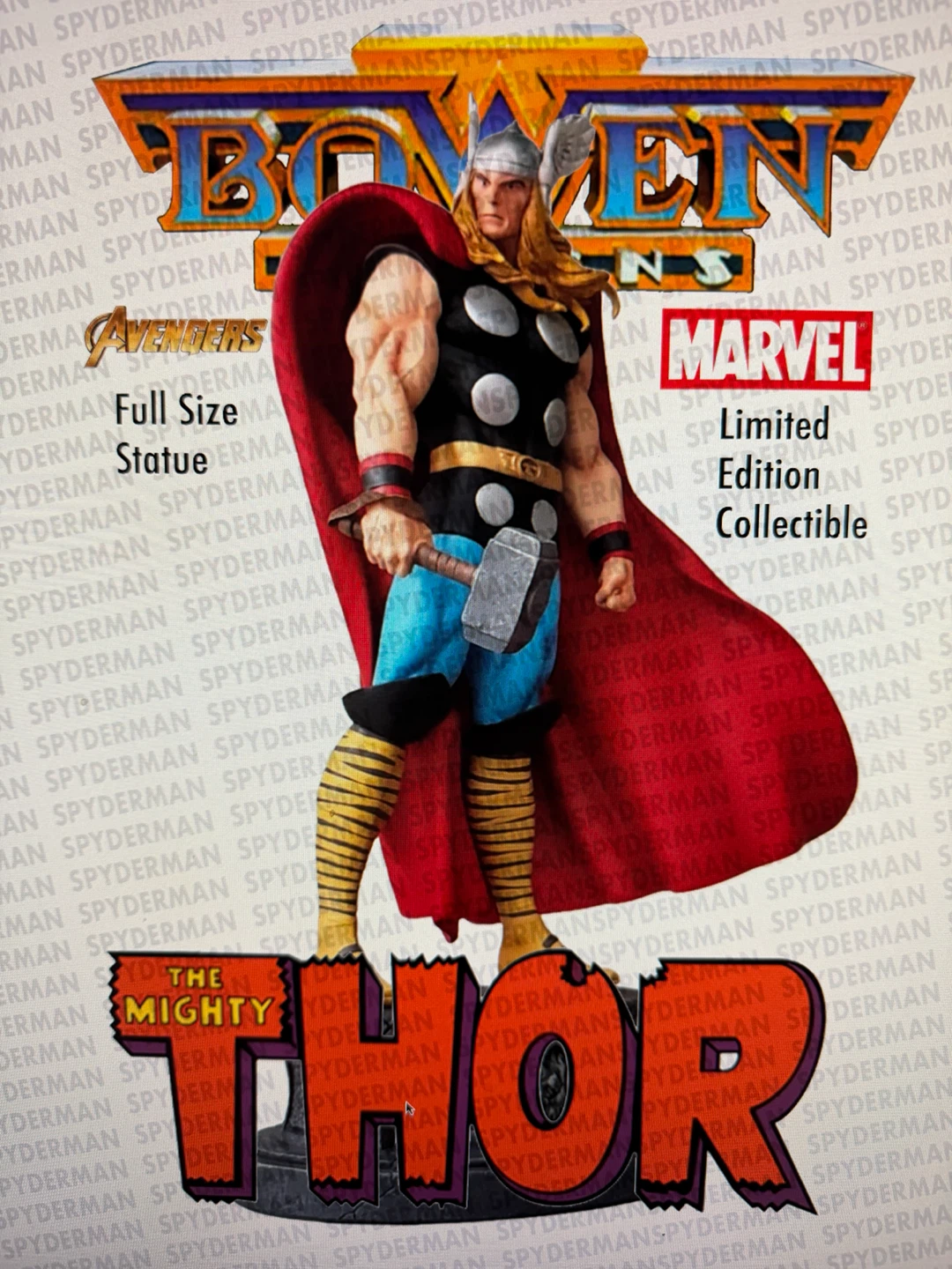 Bowen Designs The Mighty Thor Painted Statue