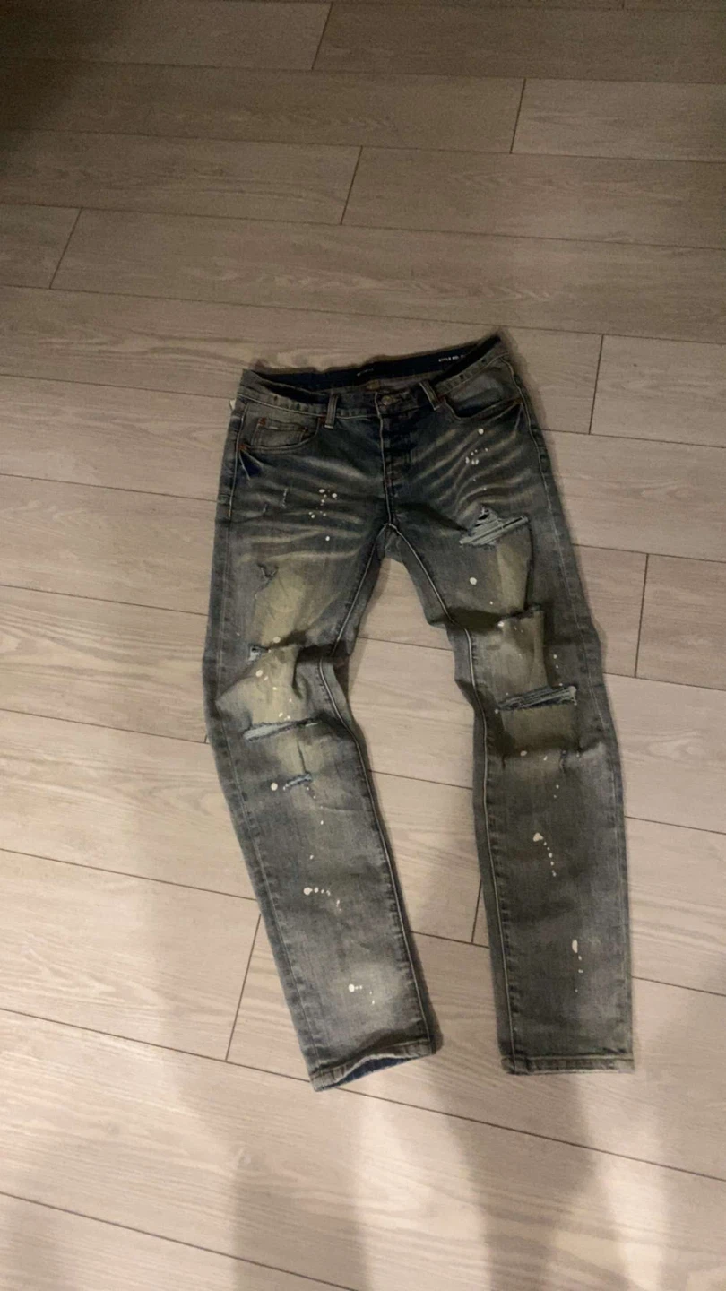 Purple Brand Distressed Denim Jeans