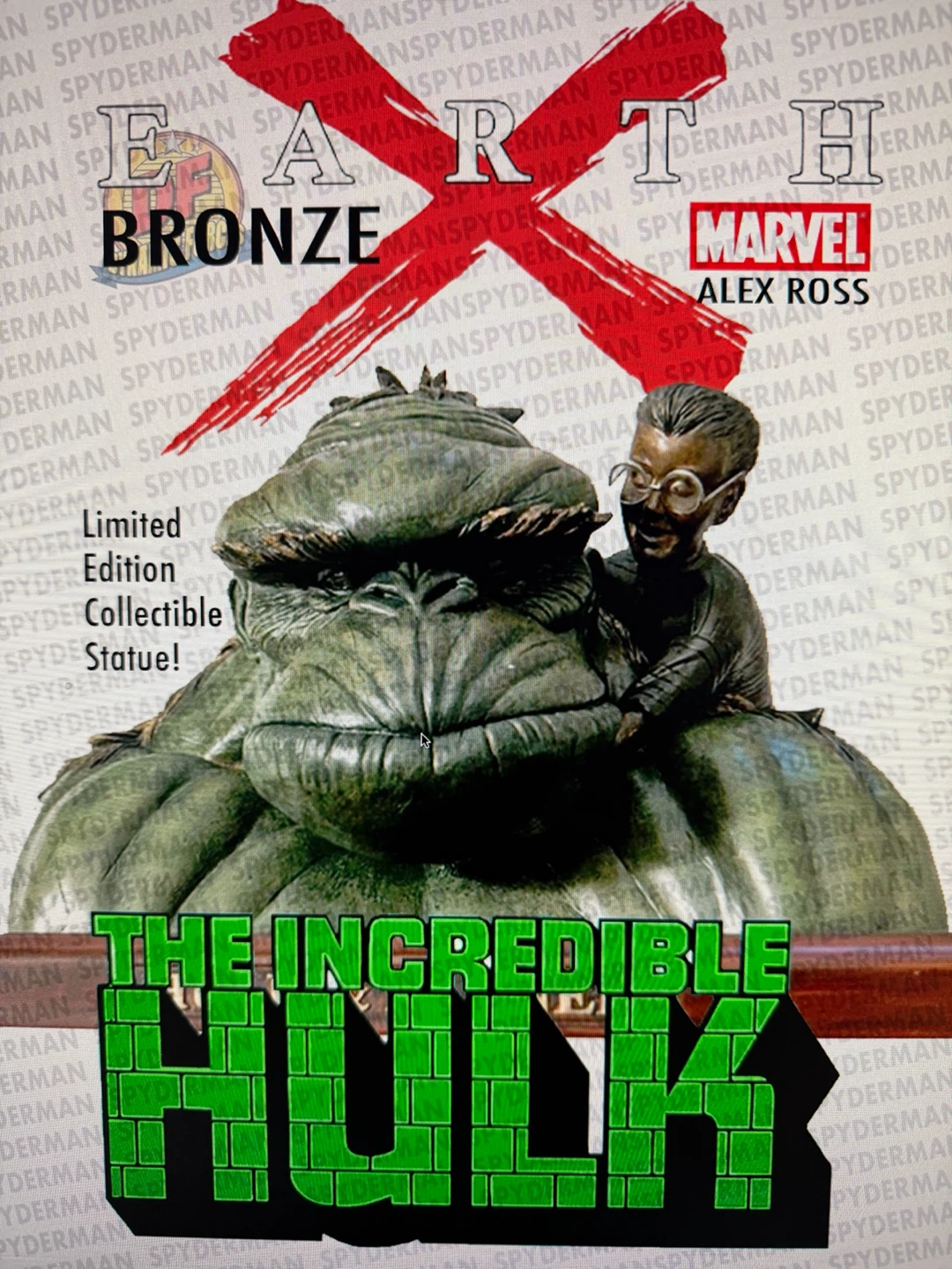Earth X Incredible Hulk & Banner Bronze Statue