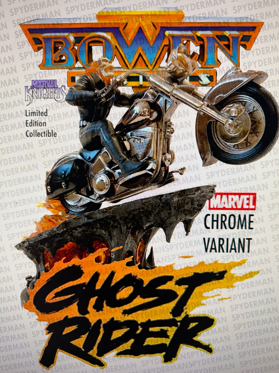 Bowen Designs Marvel Ghost Rider Chrome Variant Statue
